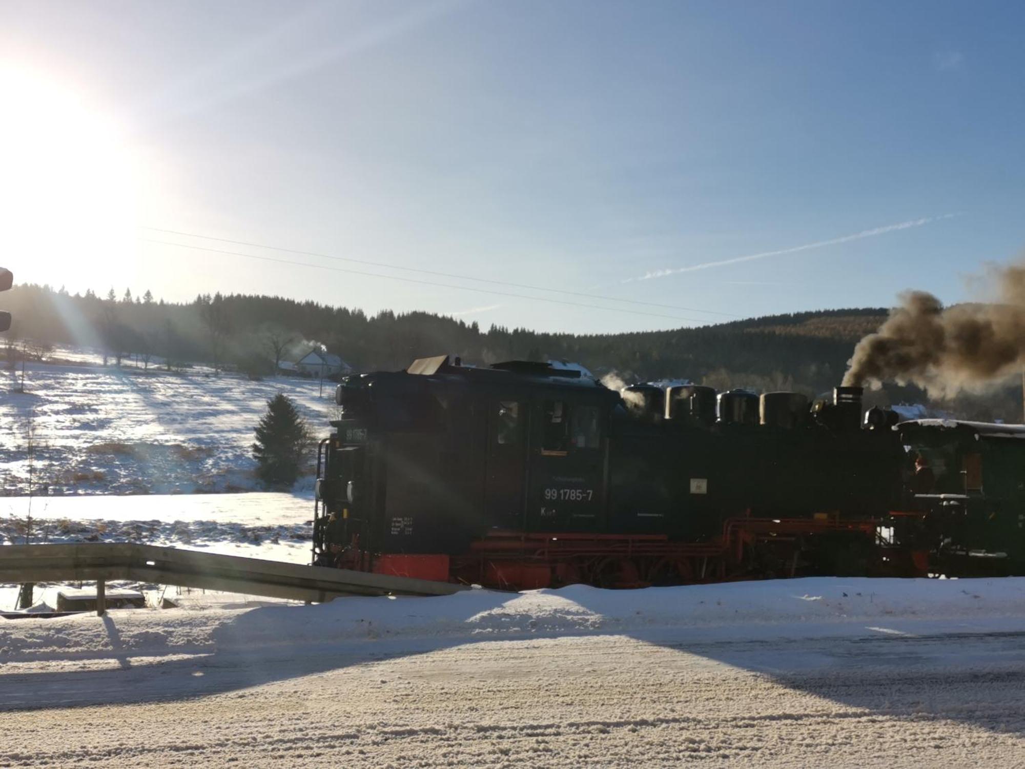 Ferienwohnung Bimmelbahn Blick Oberwiesenthal Exterior foto
